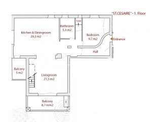 Côte-dAzur-Vacation-Apartment-St.Cesaire-1-Floor